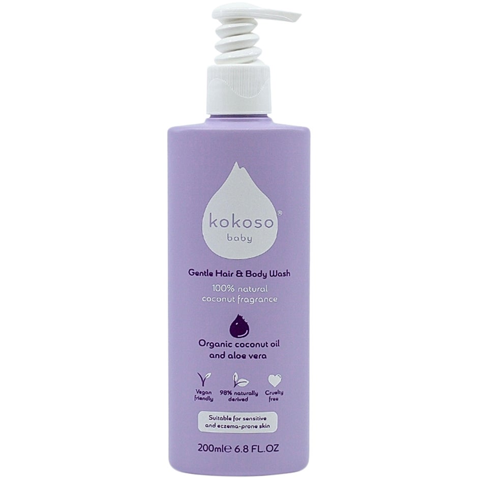 Baby Hair & Body Wash, 200 ml Kokoso Mamma & Baby