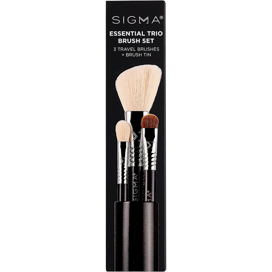 Essential Trio Brush Set - Black,  Sigma Beauty Borstar & Penslar