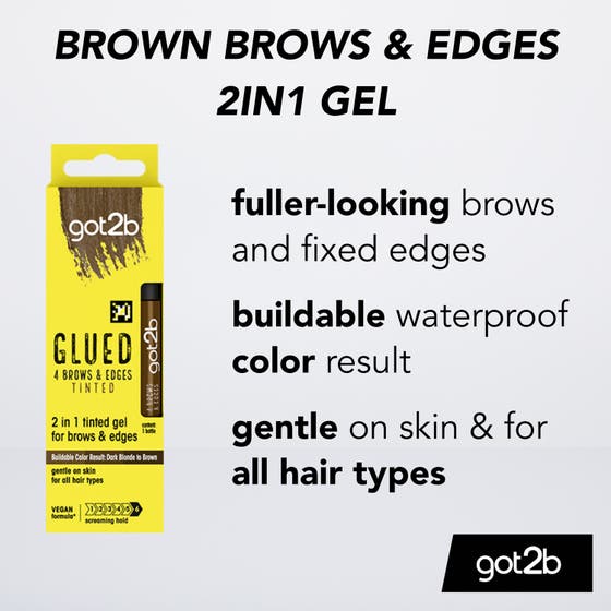 Glued 4 Brows & Edges