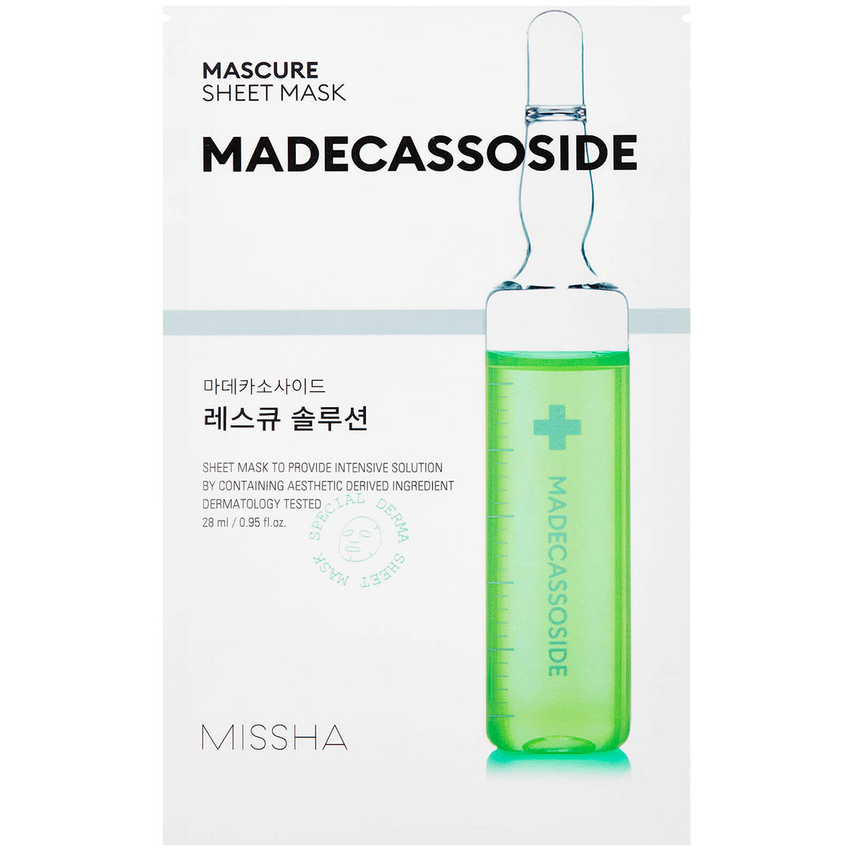 Mascure Rescue Solution Sheet Mask, 27 ml MISSHA Steg 7: Sheet Mask