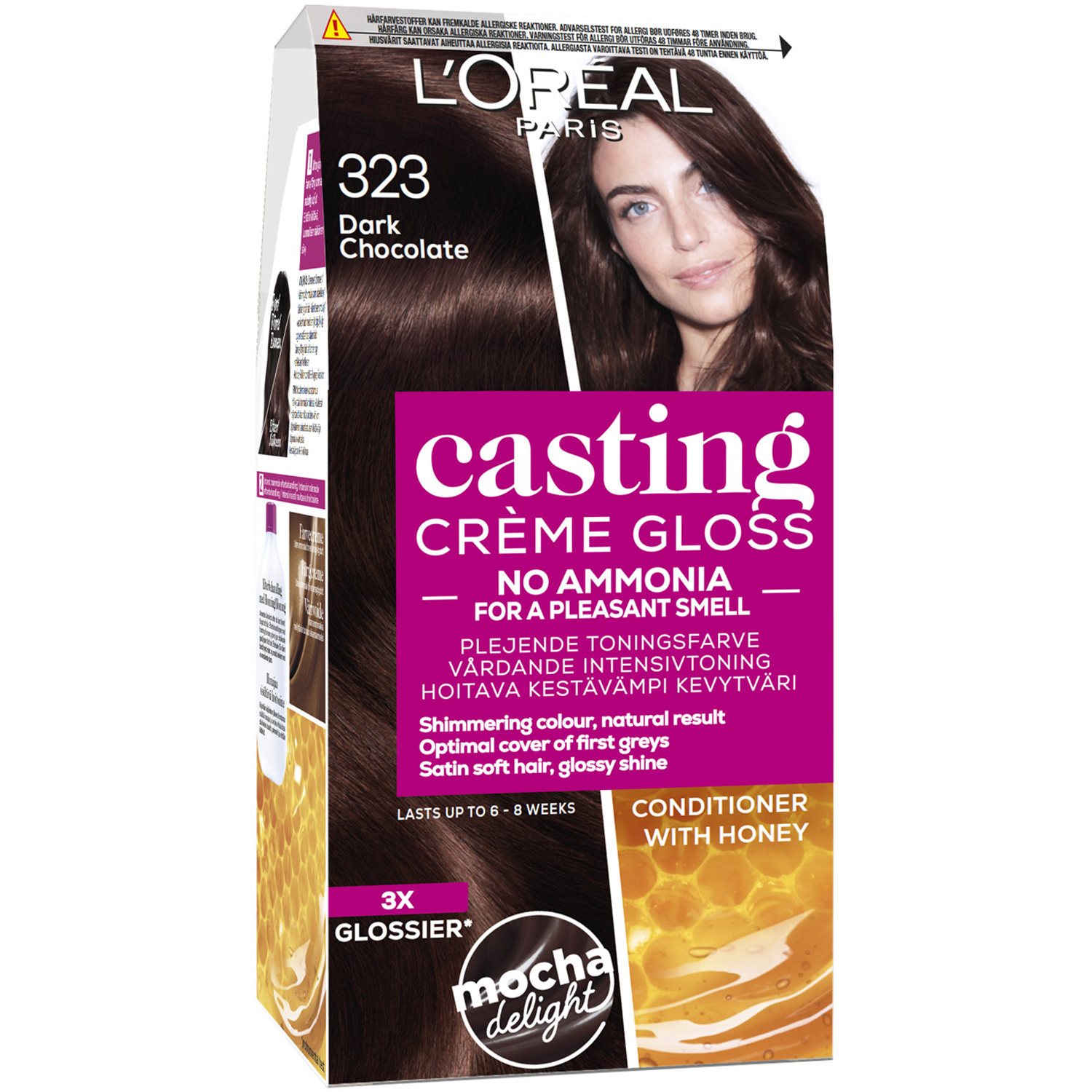 L'Oréal Paris Casting Crème Gloss 323 Dark Chocolate,  L'Oréal Paris Hårfärg