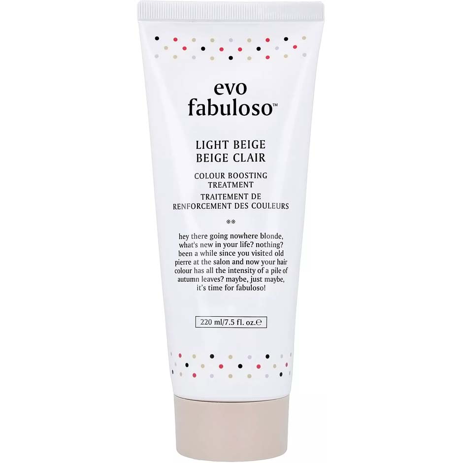 Fabuloso Colour Intensifying Conditioner - Light Beige, 220 ml evo Balsam