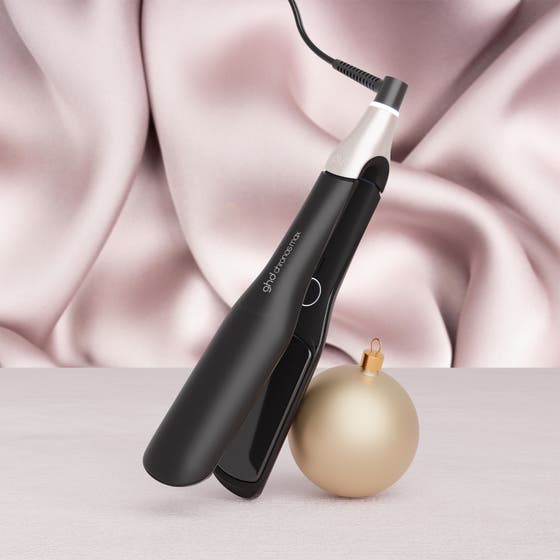 Chronos Max - Wide Plate Hair Straightener - Festive Gift Set in Black