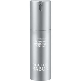 Doctor Babor Refining Radiance Serum 10% vitamin c serum lystergivande anti-aging serum i silvrig pumpflaska