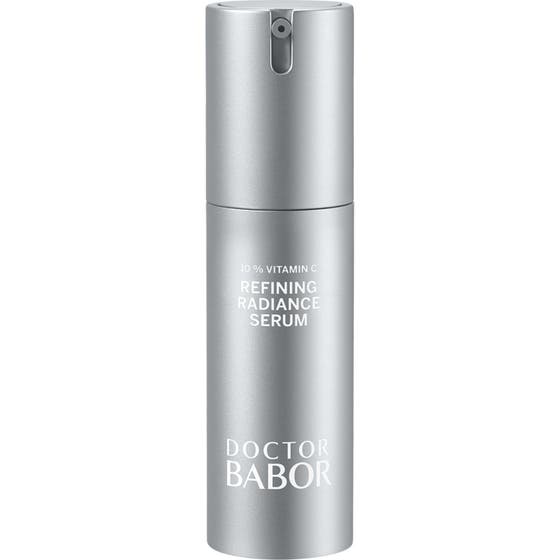 Doctor Babor Refining Radiance Serum 10% vitamin c serum lystergivande anti-aging serum i silvrig pumpflaska