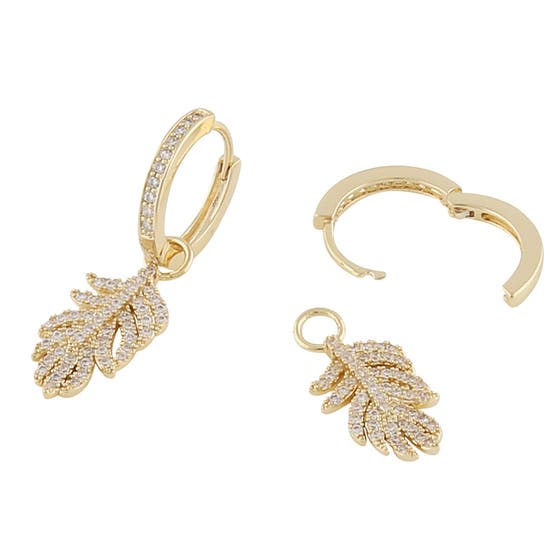 Lana Ring Ear Feather 251 g/clear