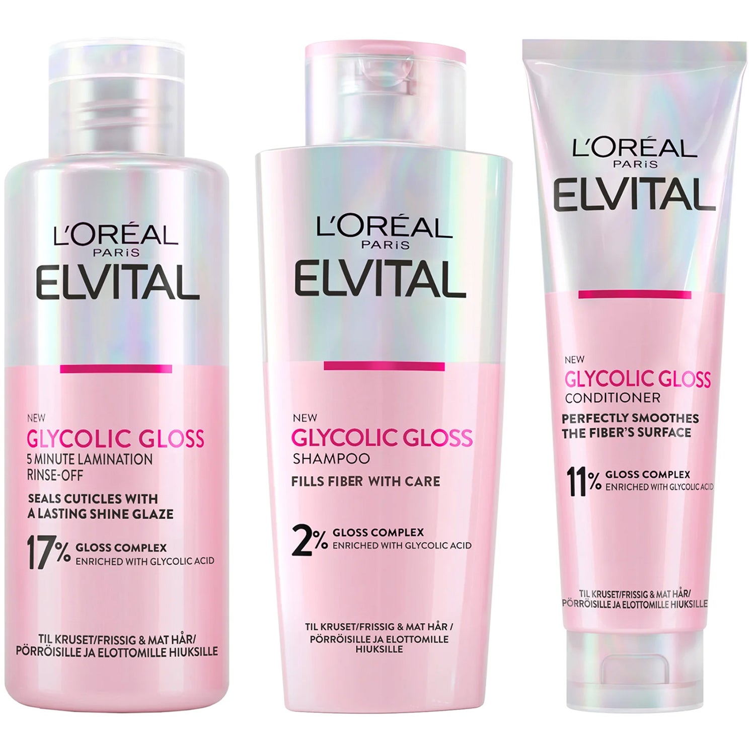 L'Oréal Paris Elvital Glycolic Gloss Trio