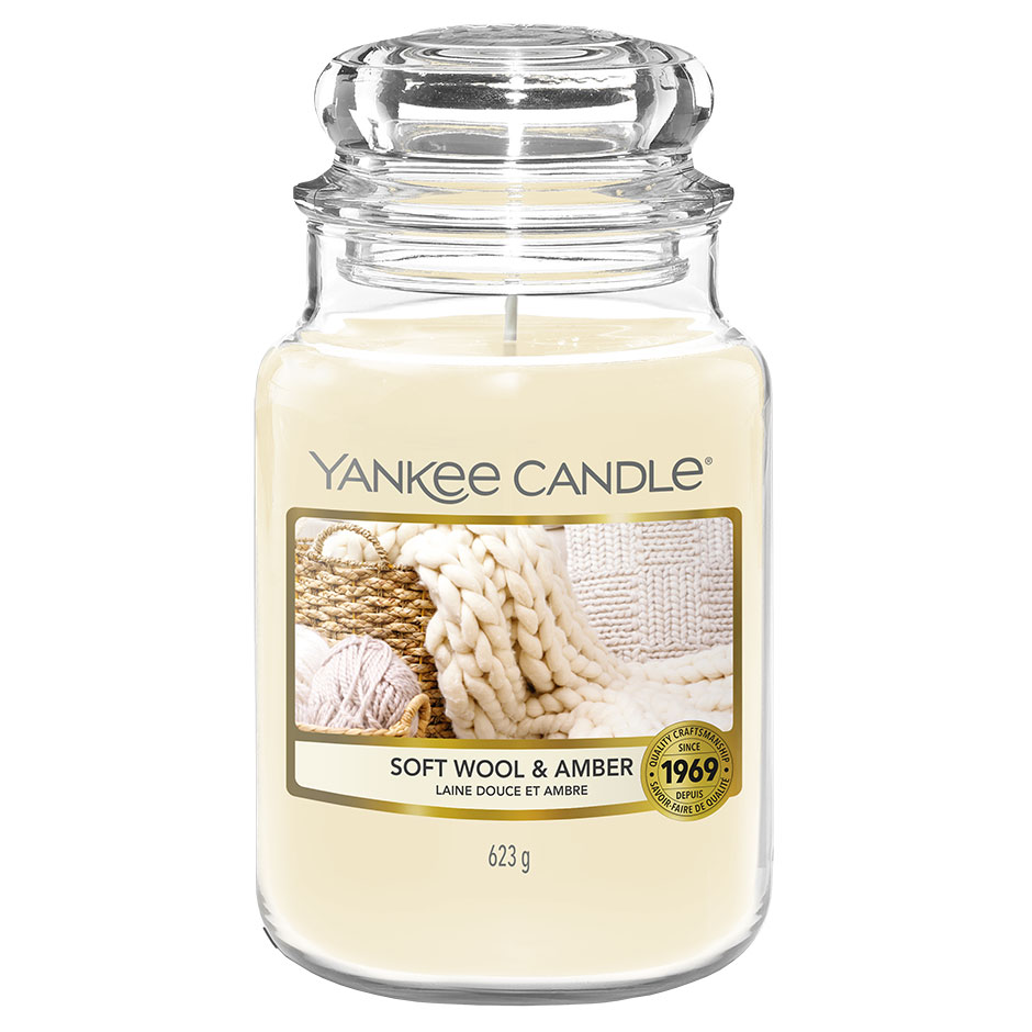 Classic Soft Wool & Amber, Yankee Candle Doftljus