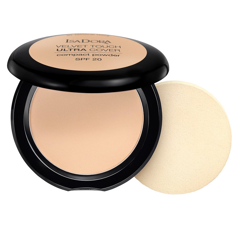 IsaDora Velvet Touch Ultra Cover Compact Powder SPF20 Neutral Ivory - 7.5 g