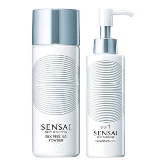 Silky Purifying Deep Clean Kit (Peeling Powder + Cleansing Oil)