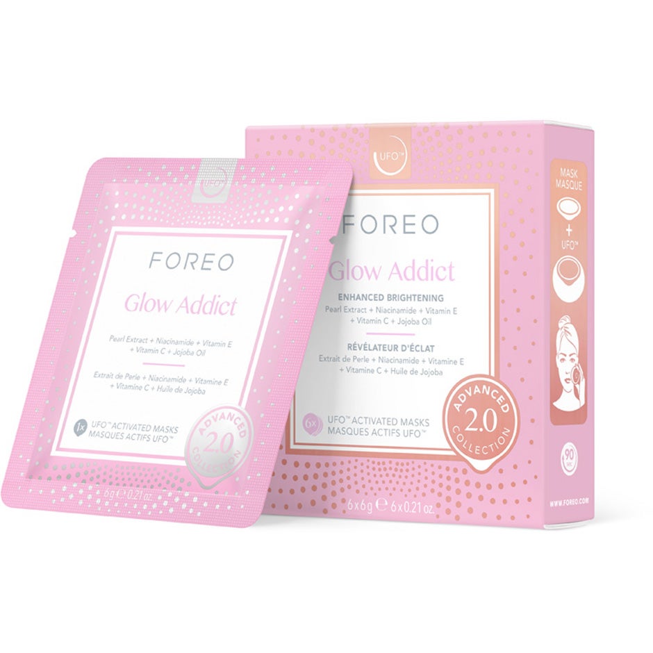FOREO UFO™-Mask Glow Addict 2.0 Semi-transparent - 6 pcs