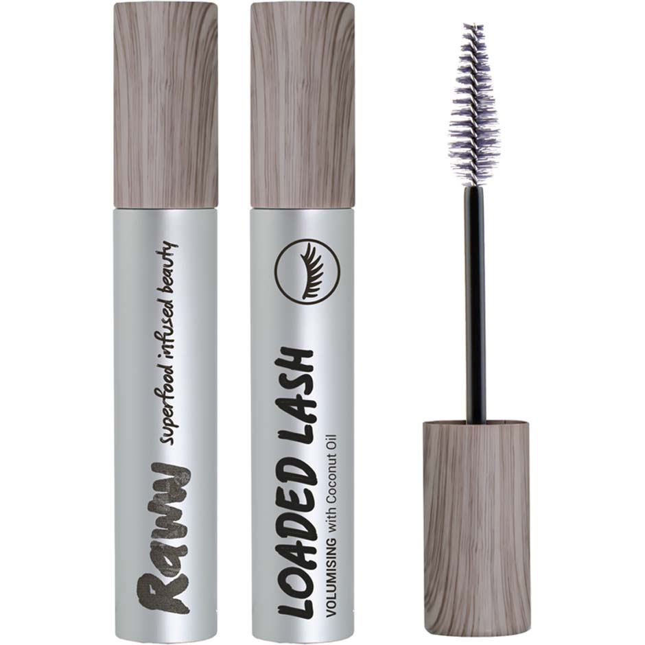 Loaded Lash Volume Mascara with Coconut Oil, 9 ml Raww Cosmetics Mascara