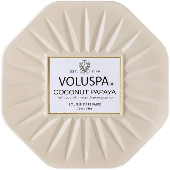 Vermeil Coconut Papaya Candle