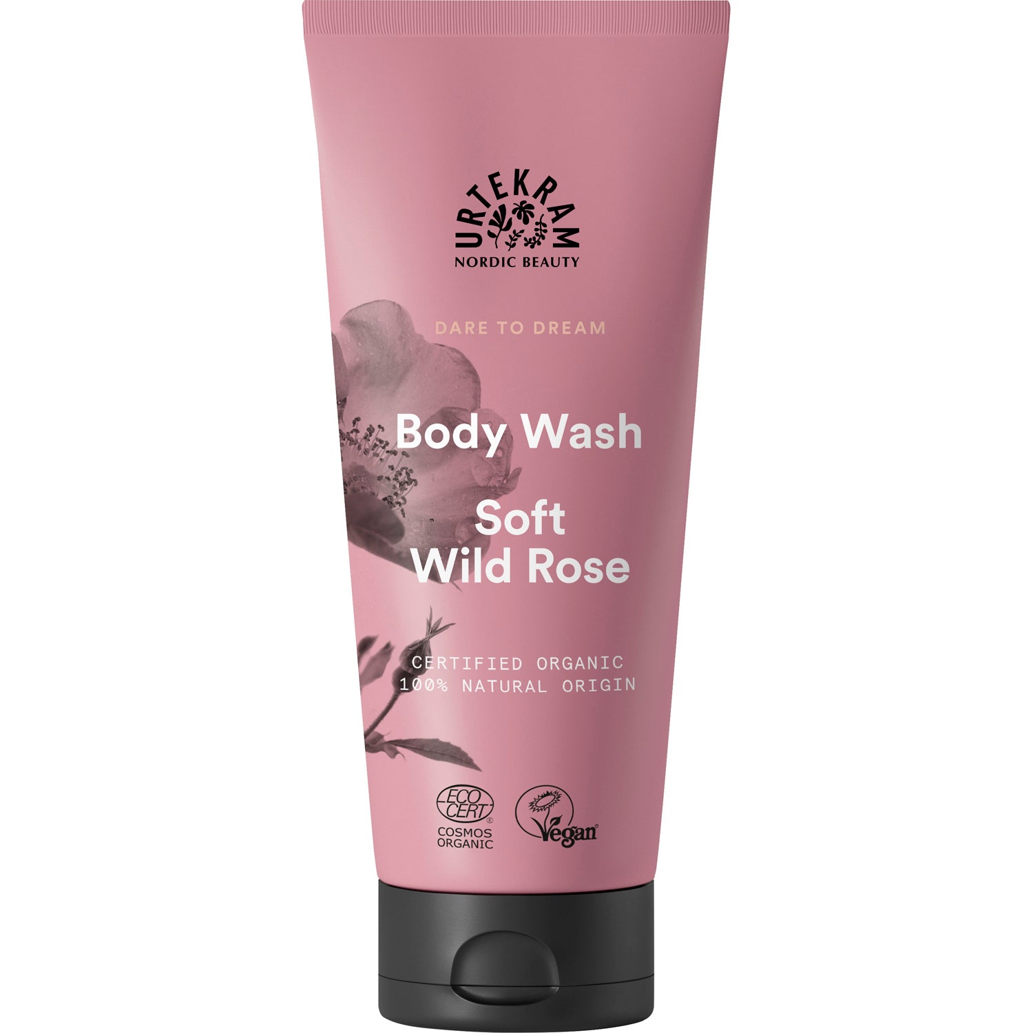 Urtekram Body Wash Soft Wild Rose - 200 ml