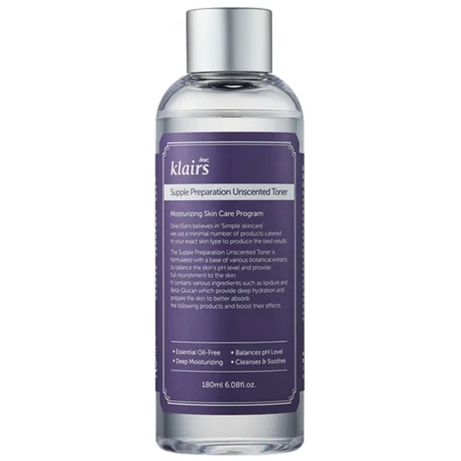 Klairs Supple Preparation Facial Toner Unscented 180 ml