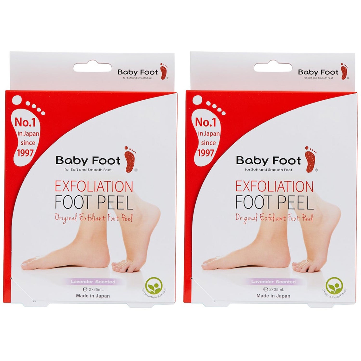 Baby Foot Duo Exfoliation Foot Peel 2 x