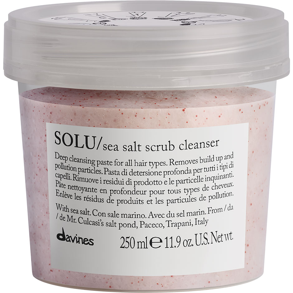 Solu Sea Salt Scrub Cleanser, 250 ml Davines Schampo