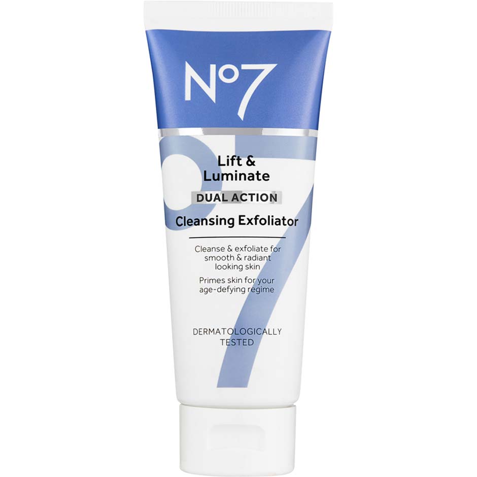 Lift & Luminate Dual Action Cleansing Exfoliator, 100 ml No7 Ansiktsrengöring