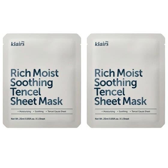 Rich Moist Soothing Tencel Sheet Mask Duo