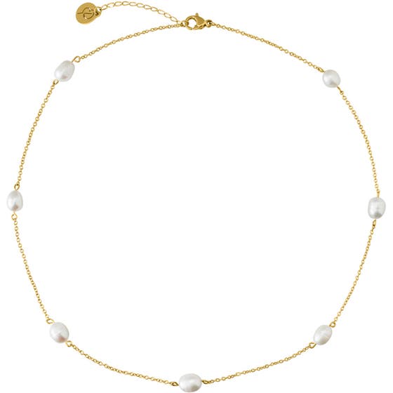 Perla Multi Gold Necklace