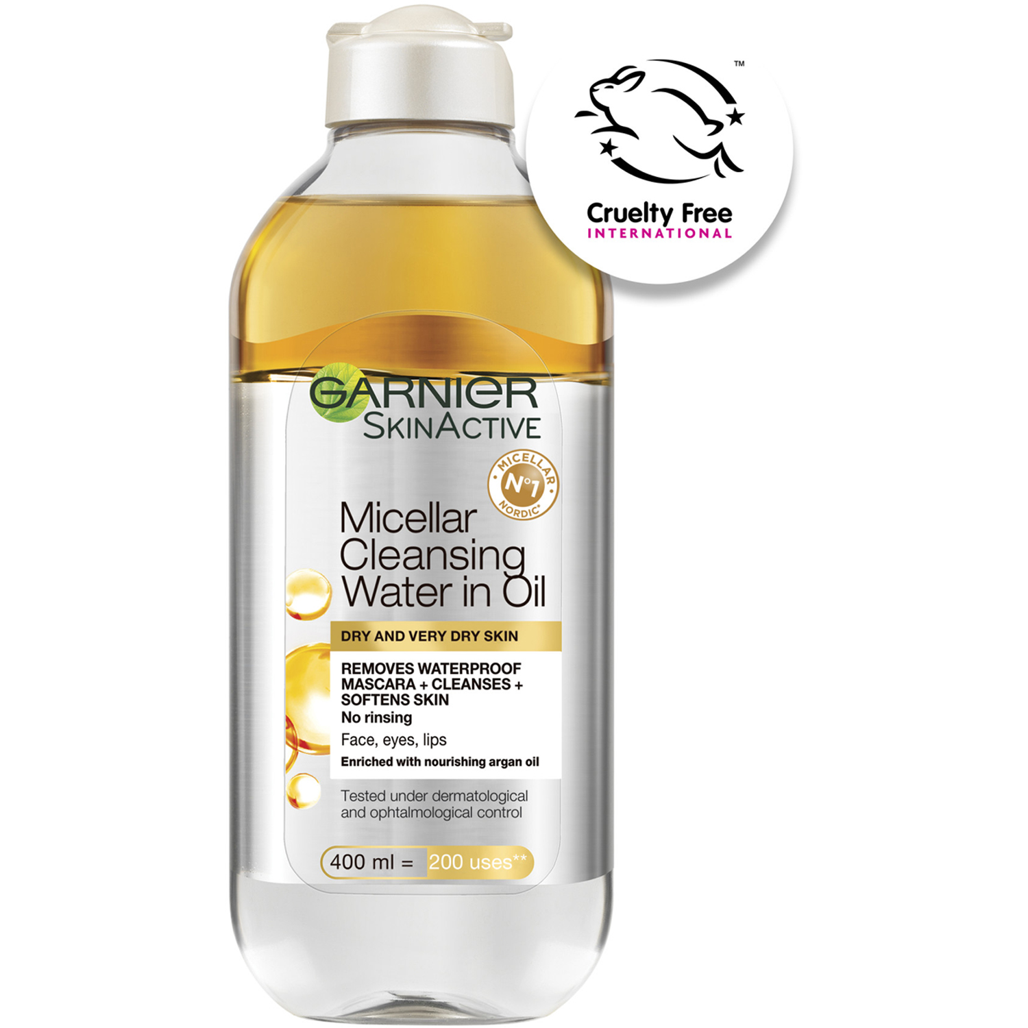 Skin Active Micellar Cleansing Water in Oil