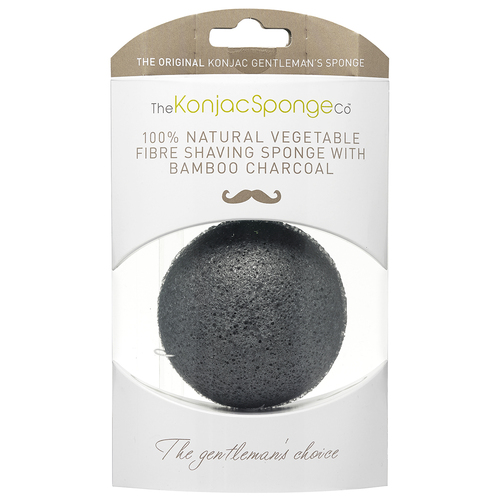 Konjac Sponge Premium Gentlemen's Sponge with Bamboo Charcoal