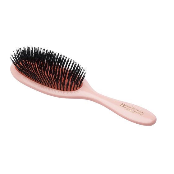 Hair brush in pure bristle