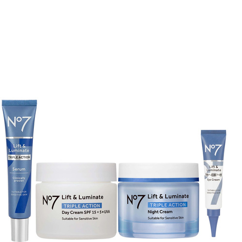 No7 No7 Age-Defying Skincare Regime - Lift & Luminate
