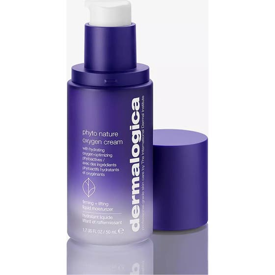 Dermalogica Phyto Nature Oxygen Cream 50 ml botanisk uppstramande ansiktskräm i lila flaska som ger syresättning.