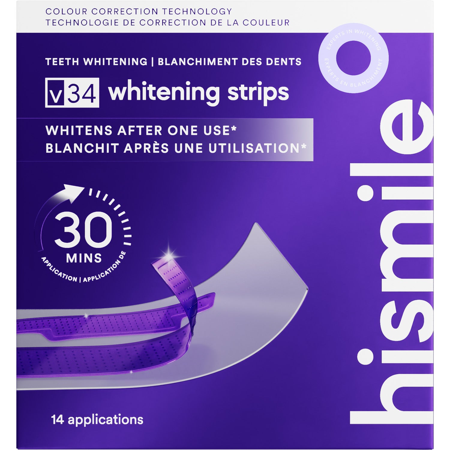 Hismile Hismile V34 Teeth Whitening Strips 14 pcs parfym