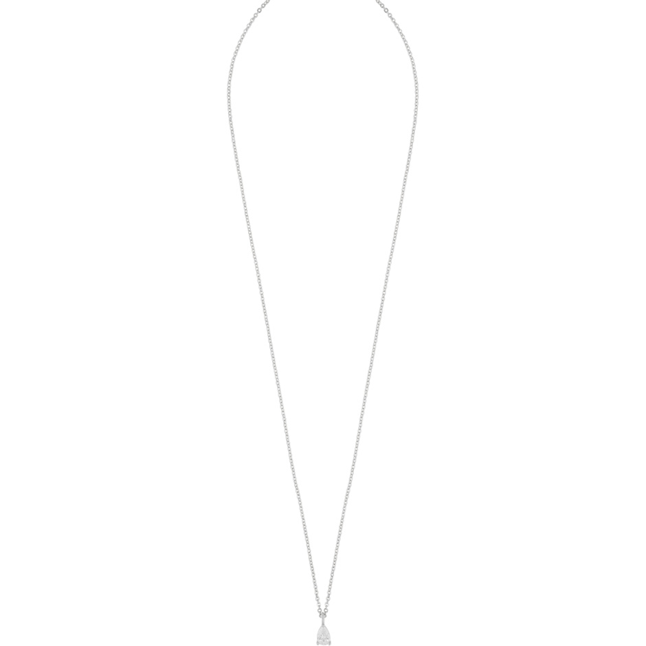 Nuit drop pendant neck 42 silver/clear