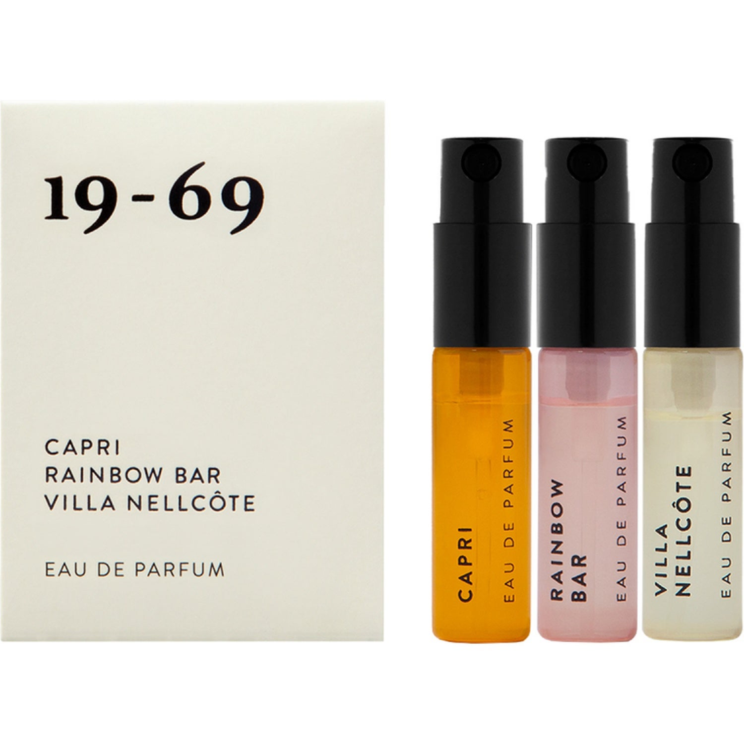 19-69 19-69 The Collection Two Eau De Parfum (3 References) Capri, Villa Nellcôte, Rainbow Bar - 3 x 2,5 ml parfym
