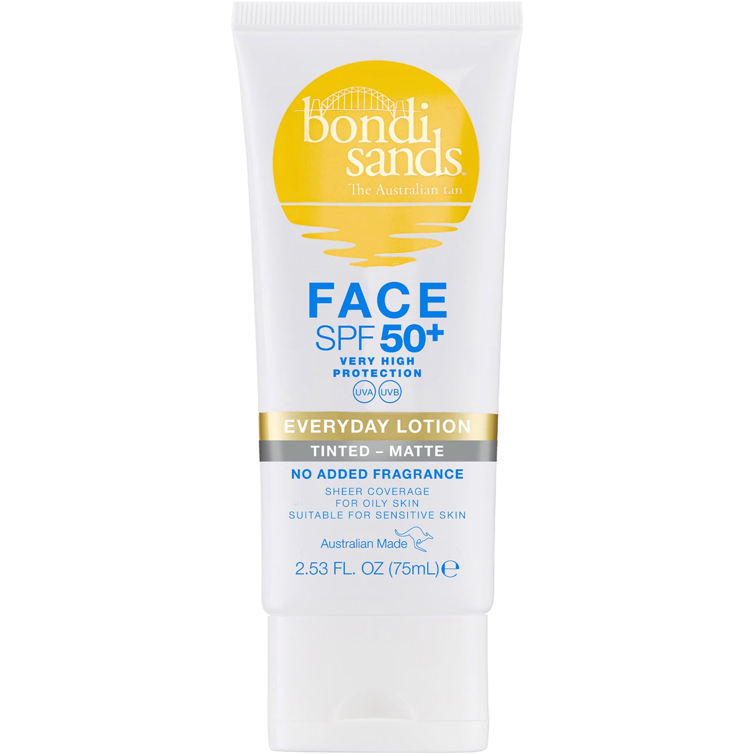 Bondi Sands Bondi Sands SPF50+Everyday Matte Tinted Face Lotion 75 ml parfym