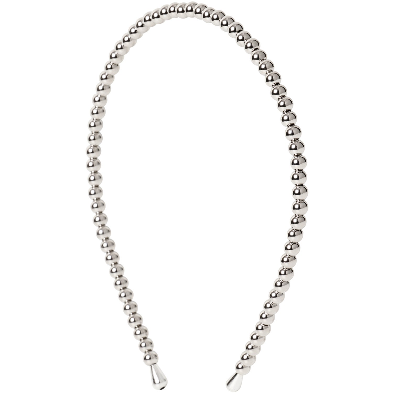 DAY ET Beaded Chrome Slim Hair 14000 Silver