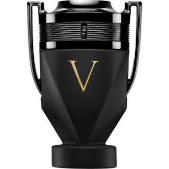 Rabanne Invictus Victory Absolu 100 ml exklusiv parfym herr i mattsvart troféformad flaska med ett guldfärgat V