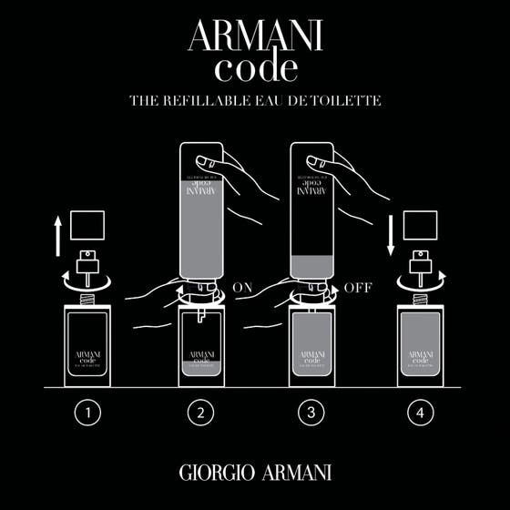 Armani Code Eau De Toilette Refill Pack