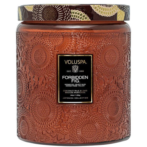 Voluspa Luxe Jar Candle Forbidden Fig 140h 1250 g | Eleven.se