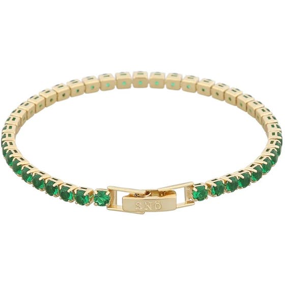 London stone brace gold/green