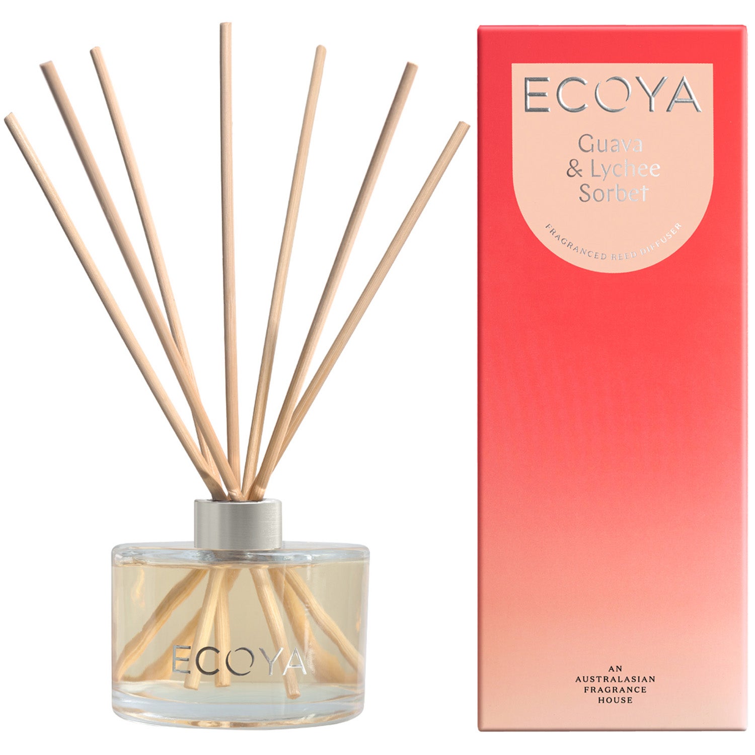 Ecoya Guava & Lychee Sorbet Fragrance Sticks 200 ml