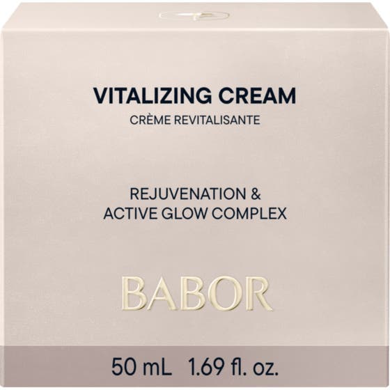 Babor Vitalizing Cream 50 ml vitaliserande anti-age kräm i vit ytterkartong för lyster och hudförnyelse