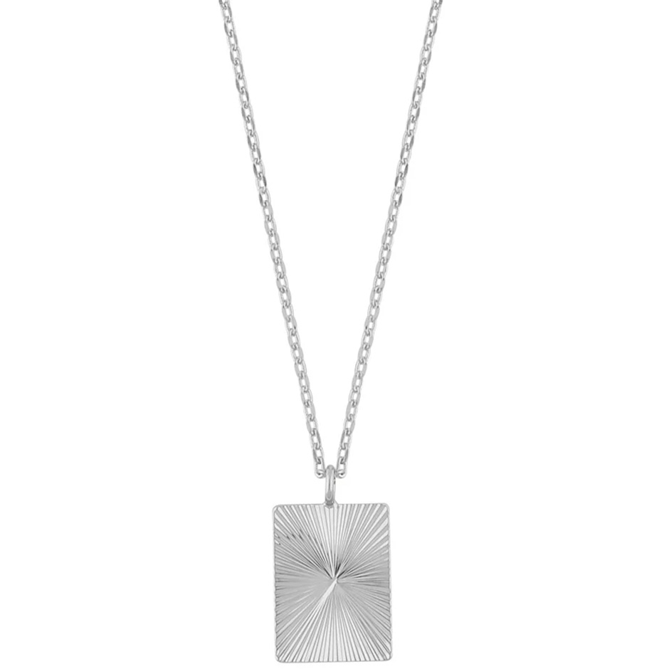 Ray ID pendant neck 45 plain silver