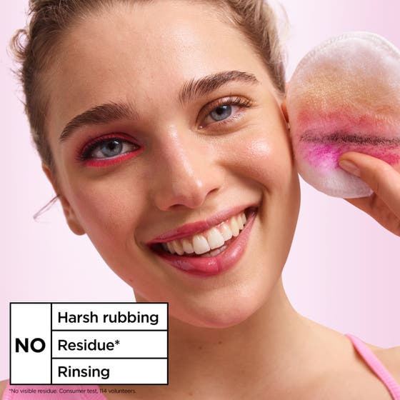 Garnier Micellar Cleansing Water 700 ml garnier sminkborttagning visar miceller och glycerin som rengör och lugnar.