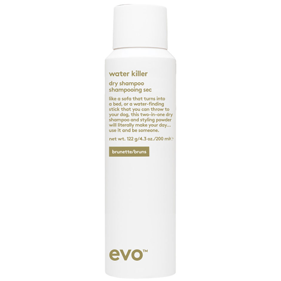 Water Killer Dry Shampoo Brunette, 200 ml evo Torrschampo