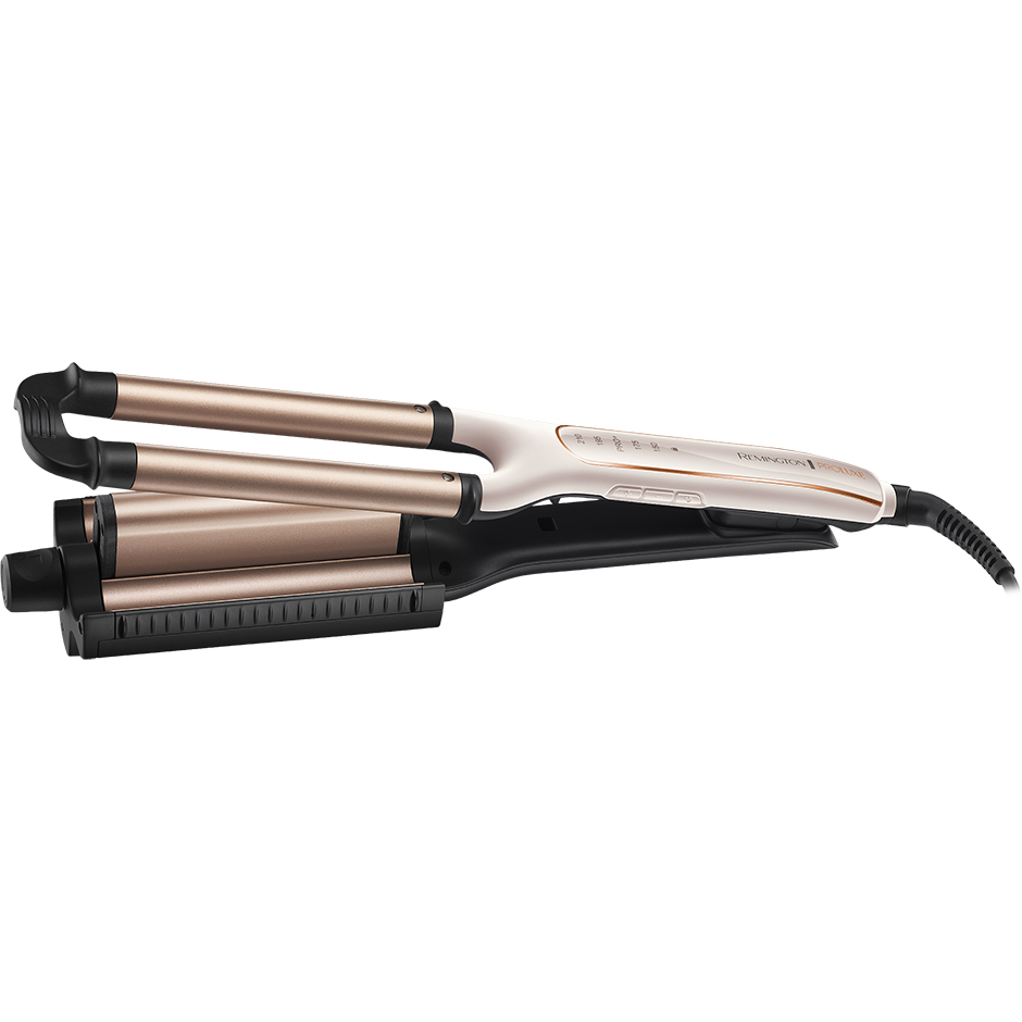 CI91AW PROluxe 4-in-1 Adjustable Waver,  Remington Lockar & Volym