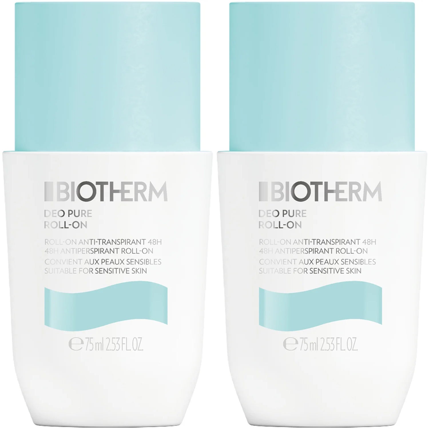 Biotherm Deo Pure Duo 2 x Antiperspirant Roll-On 150 ml
