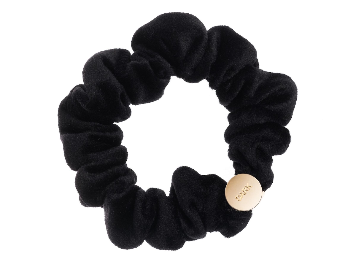 Dark Mini Velvet Scrunchie Hair Braid Black pcs 1