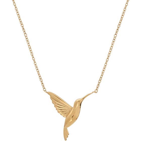 HummingBird Necklace Gold