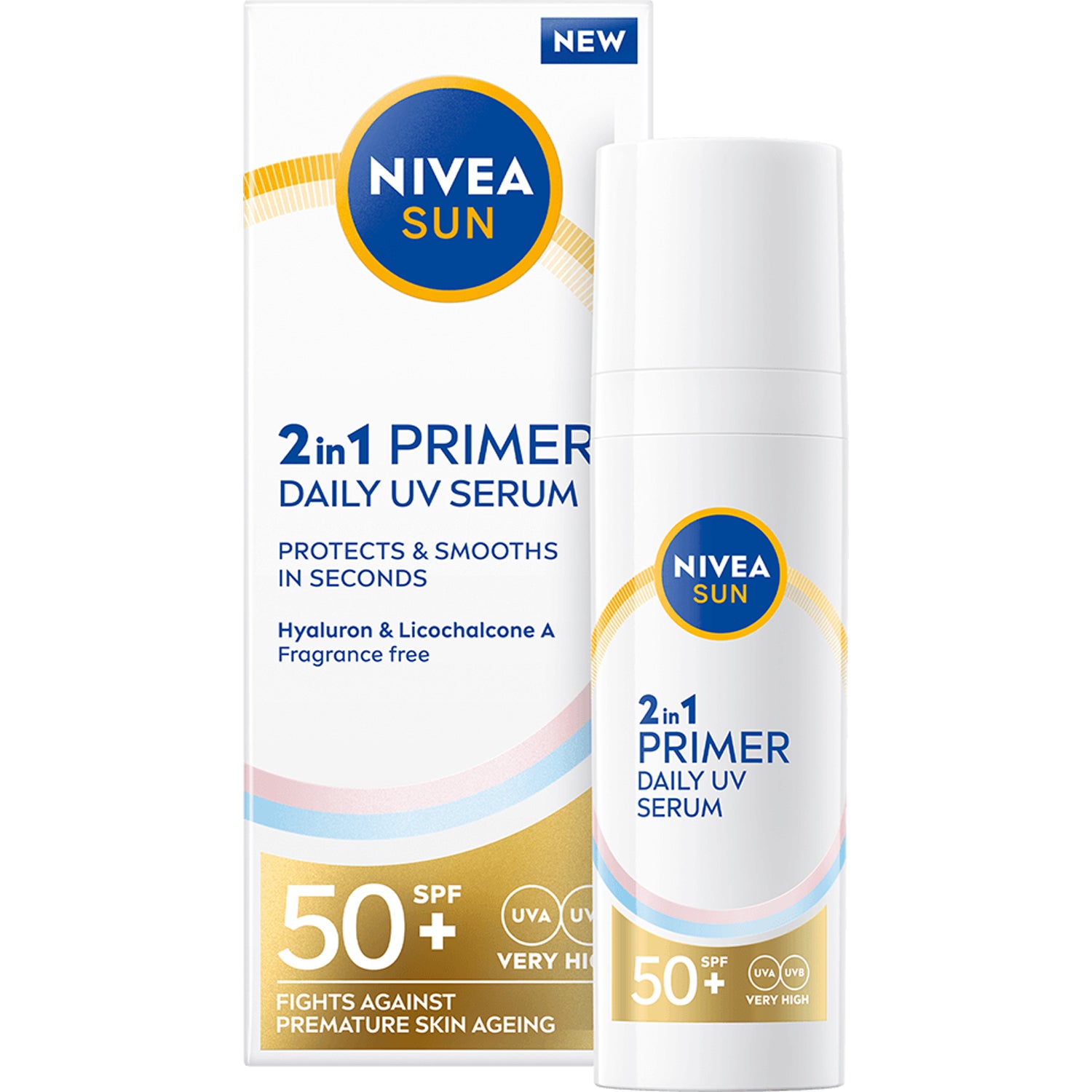 NIVEA Sun UV Face 2in1 Daily Serum SPF50+ 30 ml