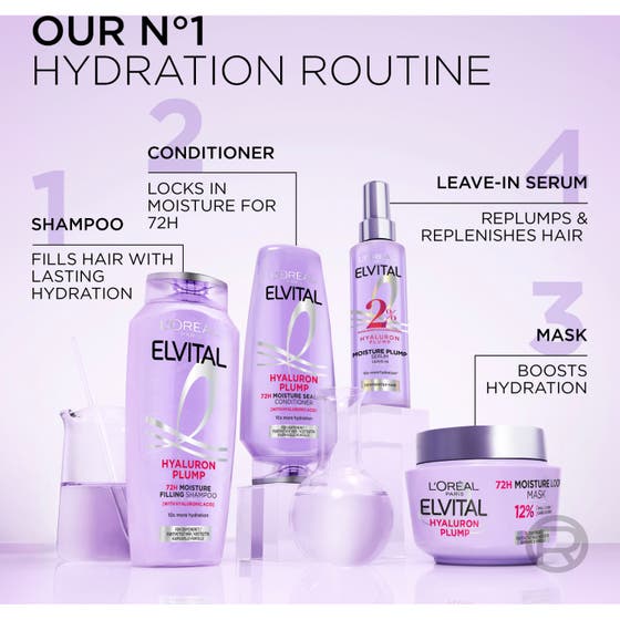 Elvital Hyaluron Plump Shampoo For Dehydrated Hair