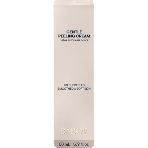Babor Gentle Peeling Cream 50 ml i beige ytterförpackning som ger en mjuk och slät hud
